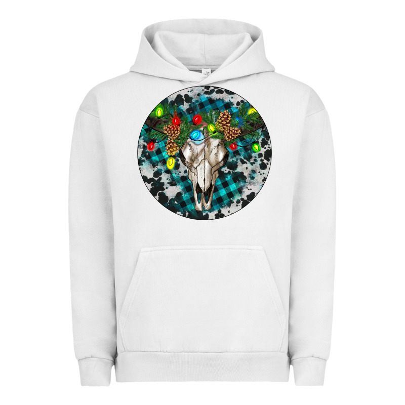 Bull Skull Christmas Urban Hoodie by RanaPortraitStore | Teevron