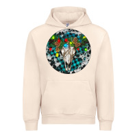 Sandshell Bull Skull Christmas Urban Hoodie - RanaPortraitStore