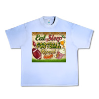 Grape Ice eat sleep football repeat tumbler Urban Heavy Tee - BundleAndBundleShop