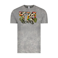 Cloud Rock texas state cowhide serape cactus Vintage Tee - RanaPortraitStore