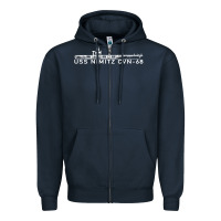 Navy uss nimitz navy supercarrier aircraft carrier gift Zipper Hoodie - DesigneFamous