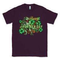 Plum Happy St. Patrick's Day T-Rex Classic Tee - HowdyJamesFarm