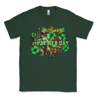 Sports Green Happy St. Patrick's Day T-Rex Classic Tee - HowdyJamesFarm