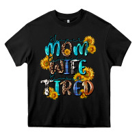 Black Super mom super wife super tired Heavy Core Tee - CowGirlArtShop