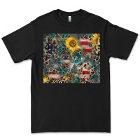 Black America Flag Leopard Gemstone Sunflower Premium Tee - CowCowDesign