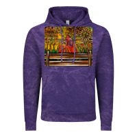 Cloud Purple Farm Life Rooster Vintage Hoodie - CowhideDigitalArt