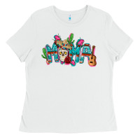 White Mexican mama Mother's Day Ladies Tee - FaDigitalArtStudio