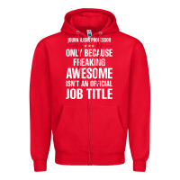 Red gift for freaking awesome journalism professor Zipper Hoodie - DesigneFamous