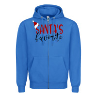 True Royal Santa's Favorite Ho Zipper Hoodie - DesigneFamous