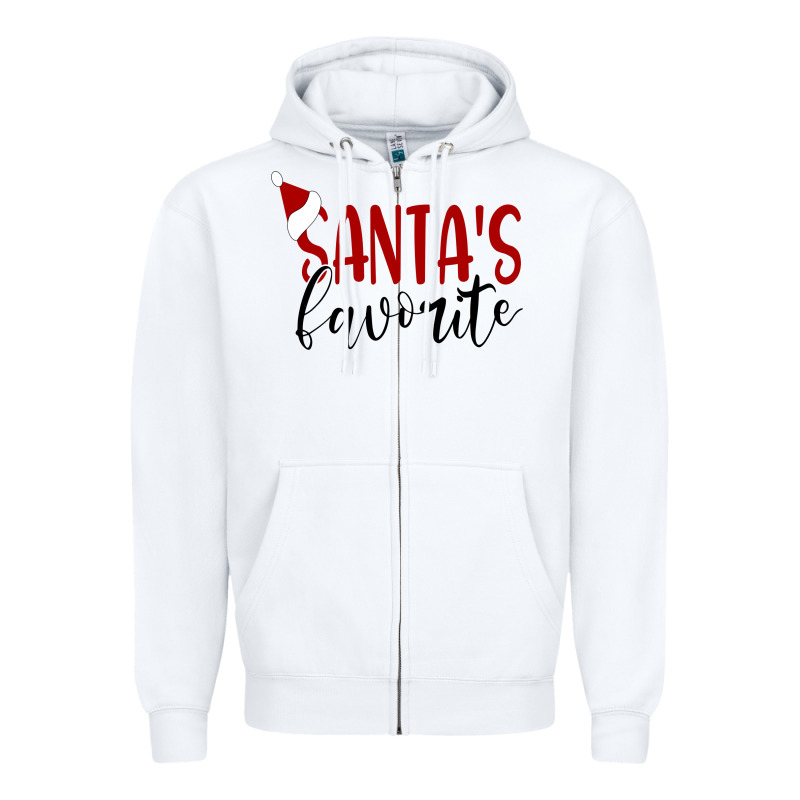 Santa's Favorite Ho Zipper Hoodie by DesigneFamous | Teevron