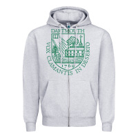 Heather Grey The Dartmouth, College Zipper Hoodie - DesigneFamous