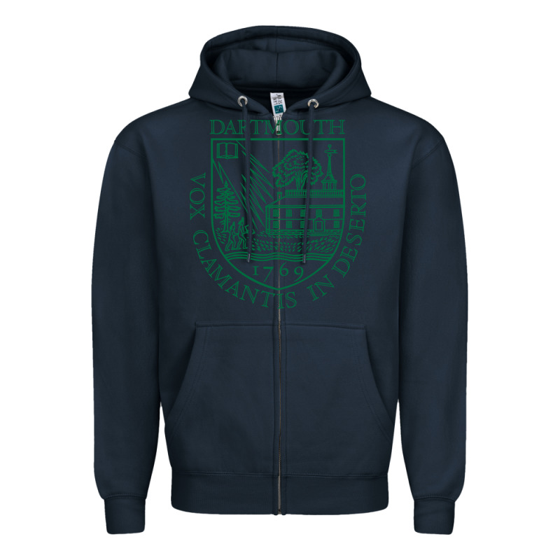 The Dartmouth, College Zipper Hoodie by DesigneFamous | Teevron