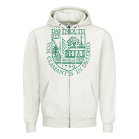 Oatmeal Heather The Dartmouth, College Zipper Hoodie - DesigneFamous