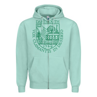 Seafoam The Dartmouth, College Zipper Hoodie - DesigneFamous