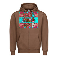 Chestnut xoxo calf heifer Zipper Hoodie - JahusDesignShop