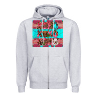 Heather Grey xoxo calf heifer Zipper Hoodie - JahusDesignShop