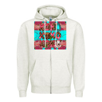 Oatmeal Heather xoxo calf heifer Zipper Hoodie - JahusDesignShop