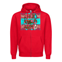 Red xoxo calf heifer Zipper Hoodie - JahusDesignShop