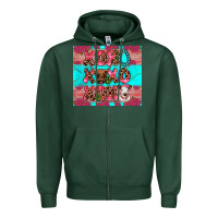 Sports Green xoxo calf heifer Zipper Hoodie - JahusDesignShop