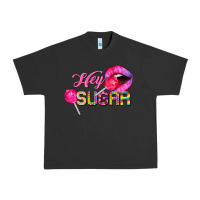 Pigment Black hey sugar valentine's day Urban Heavy Tee - FaDigitalArtStudio