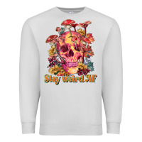 Dove Grey stay weird af Premium Sweatshirt - RanaPortraitStore