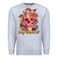 Heather Grey stay weird af Premium Sweatshirt - RanaPortraitStore