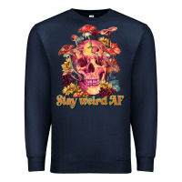 Navy stay weird af Premium Sweatshirt - RanaPortraitStore