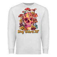 Oatmeal Heather stay weird af Premium Sweatshirt - RanaPortraitStore