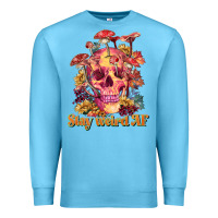 Ocean Blue stay weird af Premium Sweatshirt - RanaPortraitStore