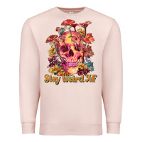 Pale Pink stay weird af Premium Sweatshirt - RanaPortraitStore