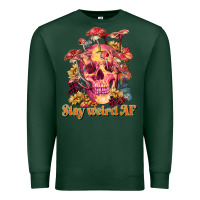 Sports Green stay weird af Premium Sweatshirt - RanaPortraitStore