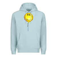Blue Mist Balloon smile Premium Hoodie - Artiststas
