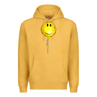 Mustard Balloon smile Premium Hoodie - Artiststas