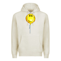 Oatmeal Heather Balloon smile Premium Hoodie - Artiststas