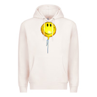 Pale Pink Balloon smile Premium Hoodie - Artiststas