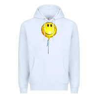 White Balloon smile Premium Hoodie - Artiststas