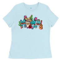 Baby Blue Mexican mama Mother's Day Ladies Tee - FaDigitalArtStudio