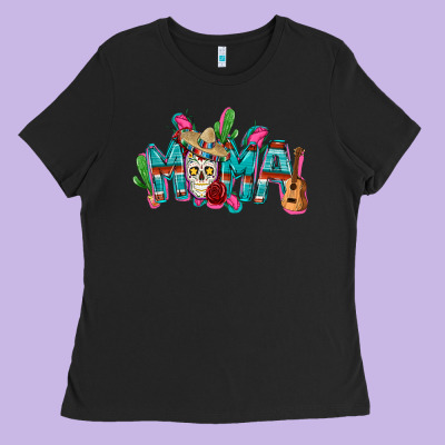 Mexican Mama Mother's Day Ladies Tee Designed By Fadigitalartstudio