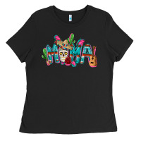 Black Mexican mama Mother's Day Ladies Tee - FaDigitalArtStudio