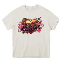 Cream I don't smoke but he's got a lighter Heavy Core Tee - HowdyJamesFarm