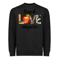 Black teach love inspıre Heavyweight Sweatshirt - JahusDesignShop