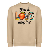 Mushroom teach love inspıre Heavyweight Sweatshirt - JahusDesignShop