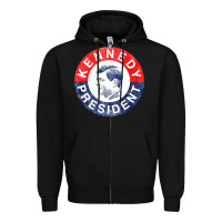 Vintage 1960 Kennedy For President Zipper Hoodie | Teevron