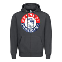 Smoke vintage 1960 kennedy for president Zipper Hoodie - DesigneFamous