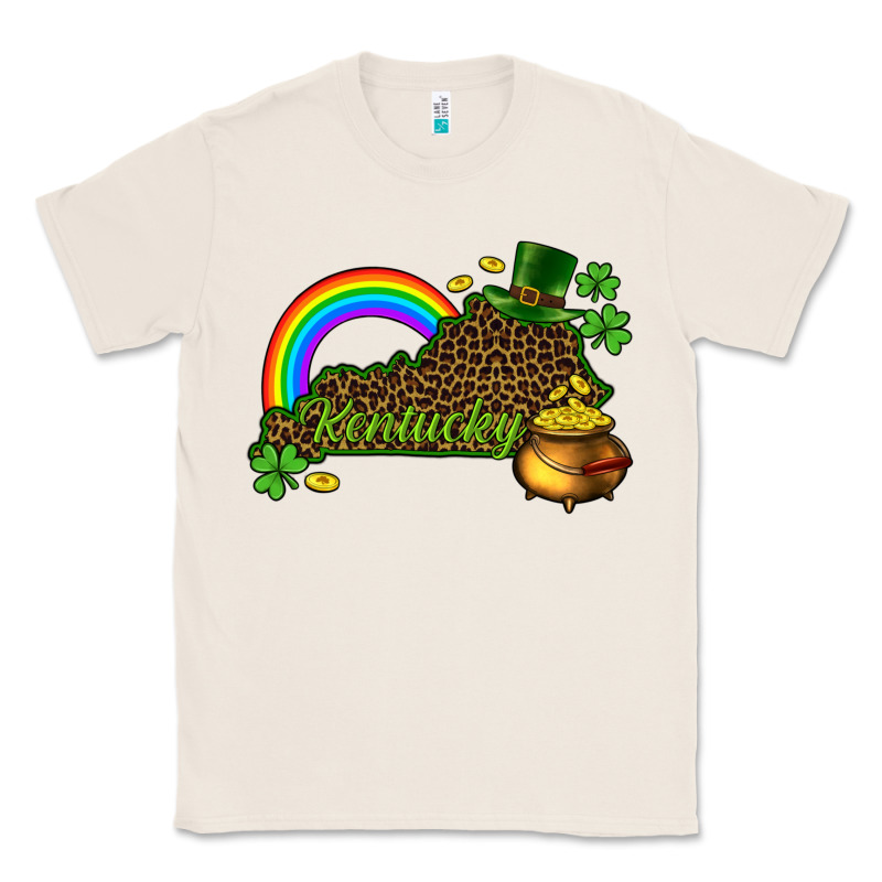 Kentucky Map St.patricks Classic Tee by CowGirlArtShop | Teevron