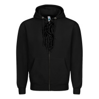 Black horse of rohan active Zipper Hoodie - DesigneFamous