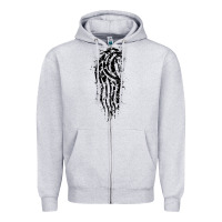 Heather Grey horse of rohan active Zipper Hoodie - DesigneFamous