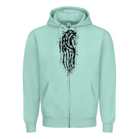 Seafoam horse of rohan active Zipper Hoodie - DesigneFamous