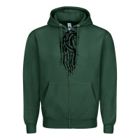 Sports Green horse of rohan active Zipper Hoodie - DesigneFamous