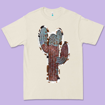 Cowhide Old Cactus Premium Tee Designed By Ranaportraitstore